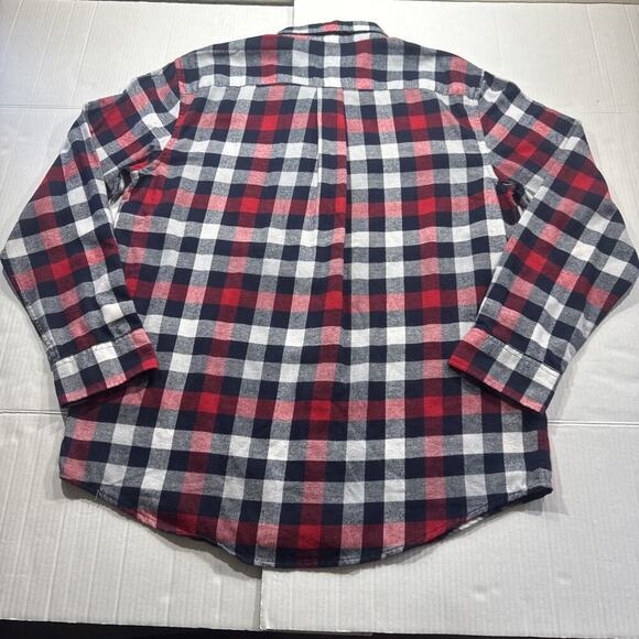 Croft & Barrow Flannel Shirt Mens Large Button Down Long Sleeve Plaid - Picture 10 of 10